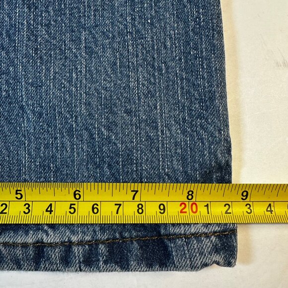 Lee Dungarees Slim Bootcut Size 14 Adjustable Waist See Pics 5 Pocket Blue Jeans - Picture 8 of 13